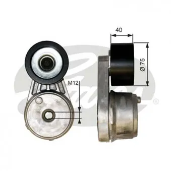 Tendeur de courroie, courroie trapézoïdale à nervures GATES