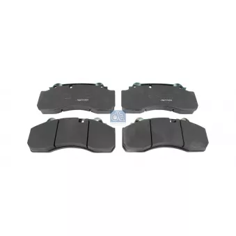 Jeu de 4 plaquettes de frein arrière DT 10.34125