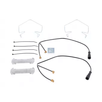 Contact-avertisseur, usure plaquettes (frein de haute perf) DT