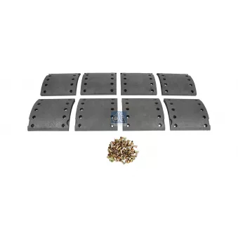 Kit de garnitures de frein, frein à tambour DT 10.13000