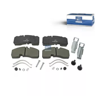 Jeu de 4 plaquettes de frein arrière DT 10.14001