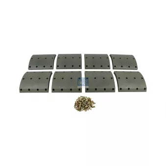 Kit de garnitures de frein, frein à tambour DT 1.35002