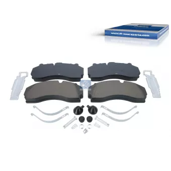 Jeu de 4 plaquettes de frein DT 1.35033