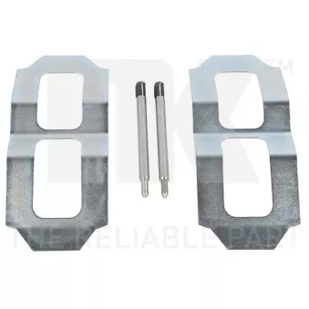 Kit d'accessoires, plaquette de frein à disque NK