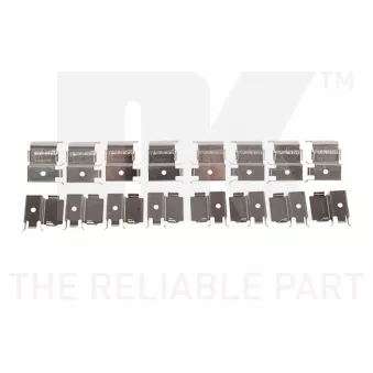 Kit d'accessoires, plaquette de frein à disque NK