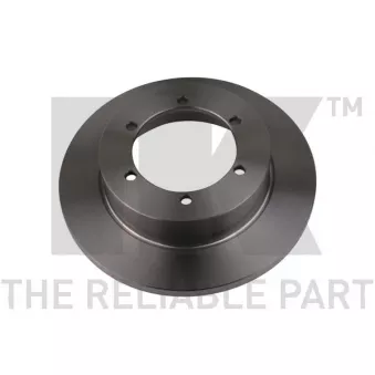 Jeu de 2 disques de frein arrière NK 202289