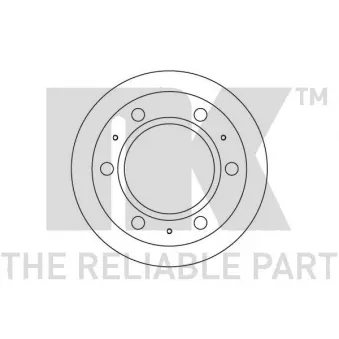 Jeu de 2 disques de frein avant NK 202527