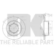 Jeu de 2 disques de frein arrière NK 312289 - Visuel 3