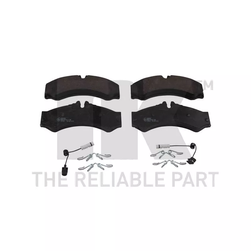 Jeu de 4 plaquettes de frein avant NK 223332