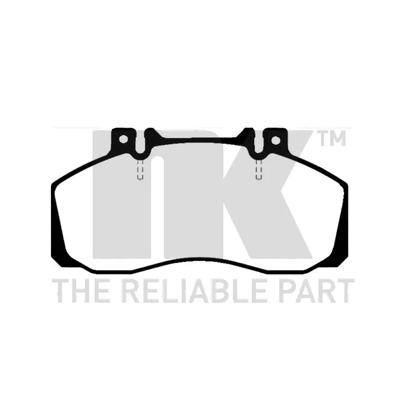 Jeu de 4 plaquettes de frein avant NK 223336