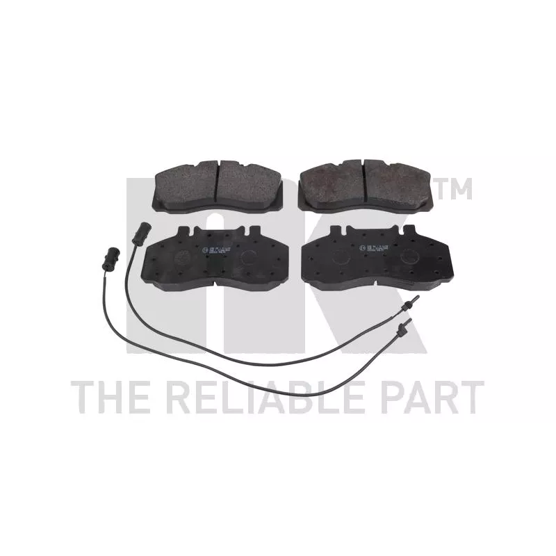 Jeu de 4 plaquettes de frein avant NK 222353