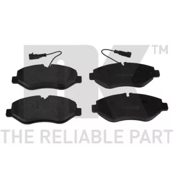 Jeu de 4 plaquettes de frein avant NK