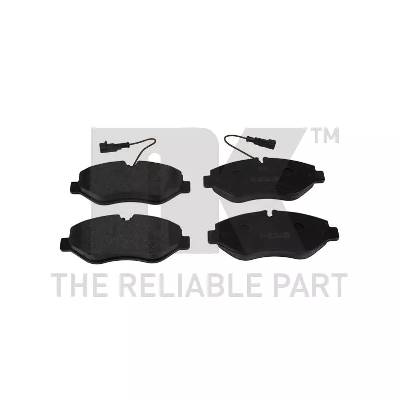 Jeu de 4 plaquettes de frein avant NK 222268