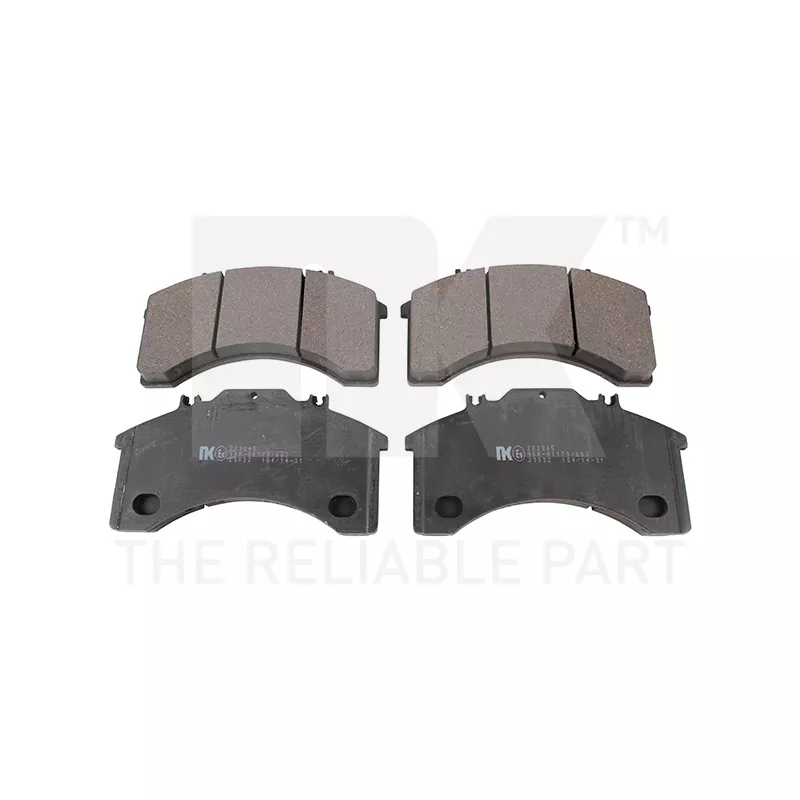 Jeu de 4 plaquettes de frein avant NK 222345