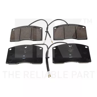 Jeu de 4 plaquettes de frein avant NK 223939