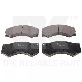 Jeu de 4 plaquettes de frein avant NK