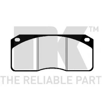 Jeu de 4 plaquettes de frein avant NK