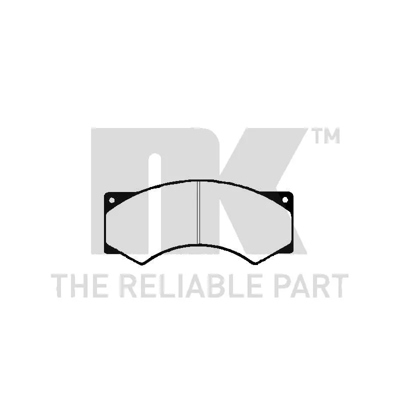 Jeu de 4 plaquettes de frein avant NK 229950