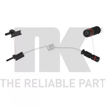 Contact d'avertissement, usure des plaquettes de frein NK