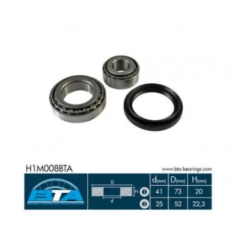 Roulement de roue avant BTA