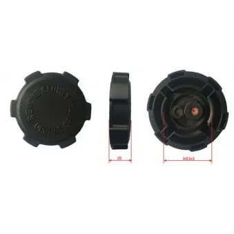 Bouchon, réservoir de liquide de refroidissement THERMOTEC