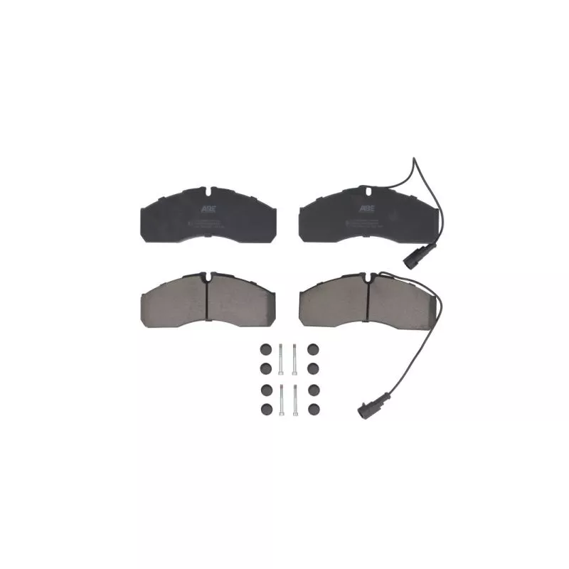 Jeu de 4 plaquettes de frein arrière ABE C1E028ABE
