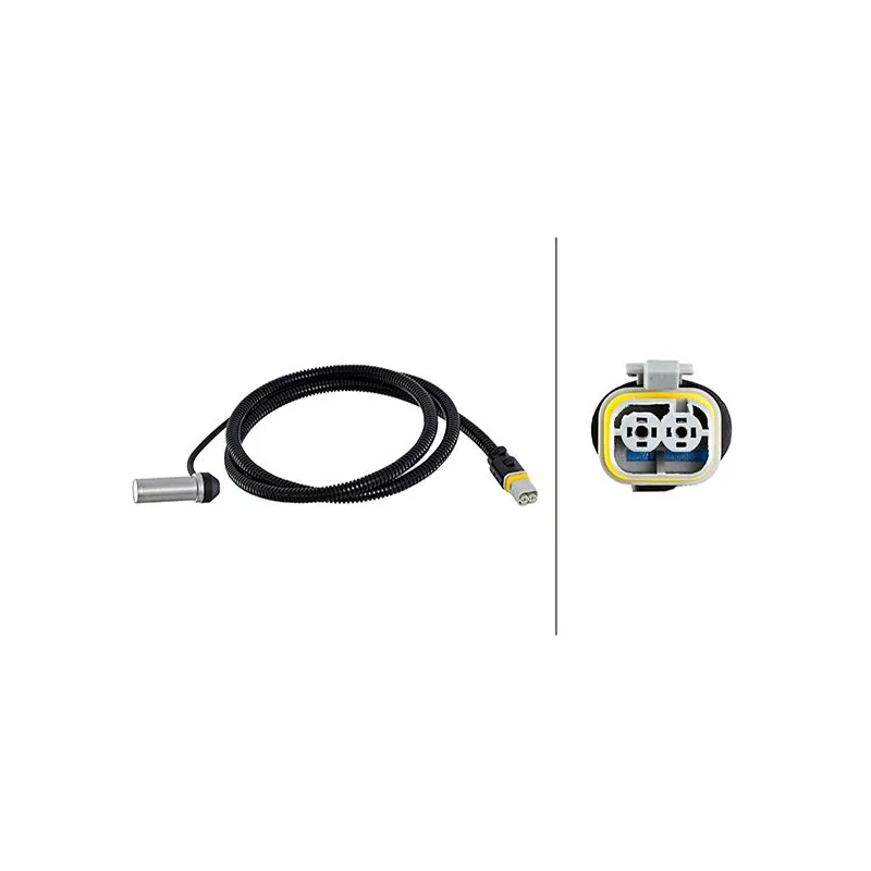 Capteur, vitesse de roue avant gauche HELLA 6PU 230 048-561