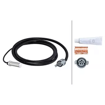 Capteur, vitesse de roue arrière gauche HELLA