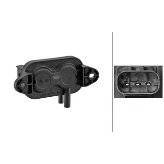 Capteur, pression des gaz échappement HELLA