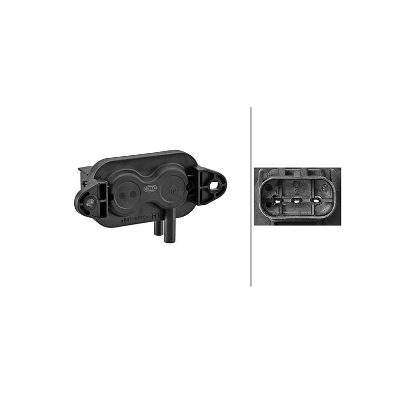 Capteur, pression des gaz échappement HELLA 6PP 009 409-691
