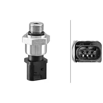 Capteur, pression des gaz échappement HELLA