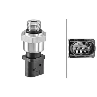 Capteur, pression des gaz échappement HELLA