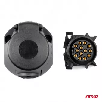 Prise de remorque en plastique 13 broches AMIO 03219