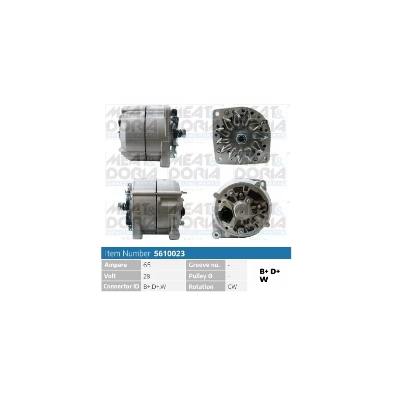 Alternateur MEAT & DORIA 5610023