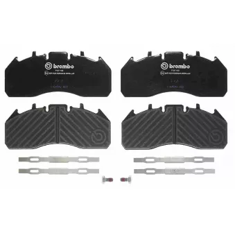 Jeu de 4 plaquettes de frein avant BREMBO P B7 103