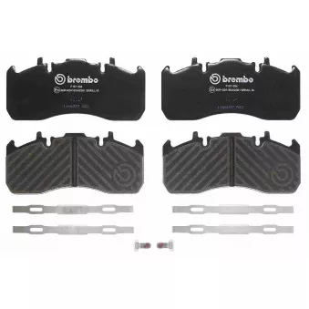 Jeu de 4 plaquettes de frein BREMBO P B7 004