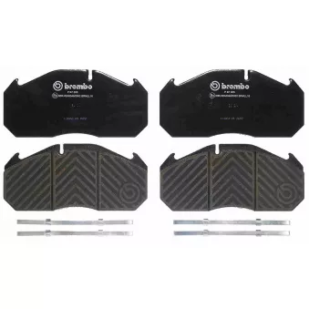 Jeu de 4 plaquettes de frein avant BREMBO P B7 005