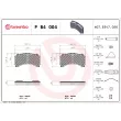 Jeu de 4 plaquettes de frein arrière BREMBO P B4 004 - Visuel 2