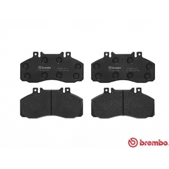 Jeu de 4 plaquettes de frein avant BREMBO P A6 008