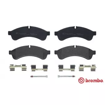 Jeu de 4 plaquettes de frein arrière BREMBO