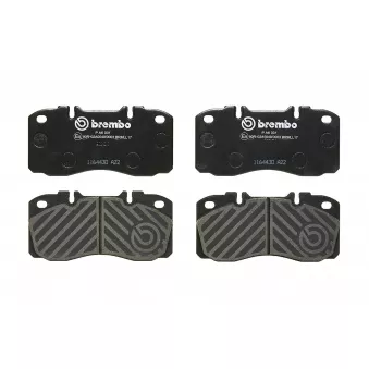Jeu de 4 plaquettes de frein avant BREMBO P A6 031