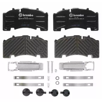 Jeu de 4 plaquettes de frein arrière BREMBO P A1 101