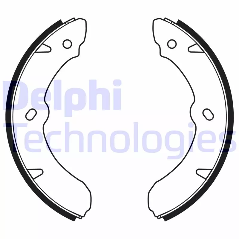 Jeu de mâchoires de frein DELPHI LS2177