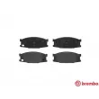 Jeu de 4 plaquettes de frein avant BREMBO P 54 024 - Visuel 1