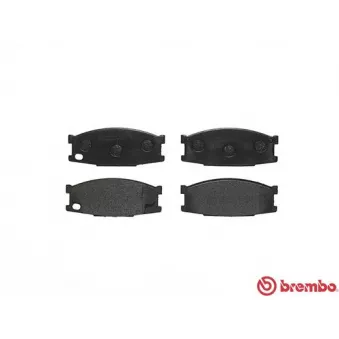 Jeu de 4 plaquettes de frein avant BREMBO P 54 024