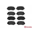 Jeu de 4 plaquettes de frein avant BREMBO P 54 044 - Visuel 1