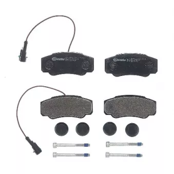 Jeu de 4 plaquettes de frein arrière BREMBO P 56 122