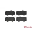 Jeu de 4 plaquettes de frein avant BREMBO P 50 003 - Visuel 1