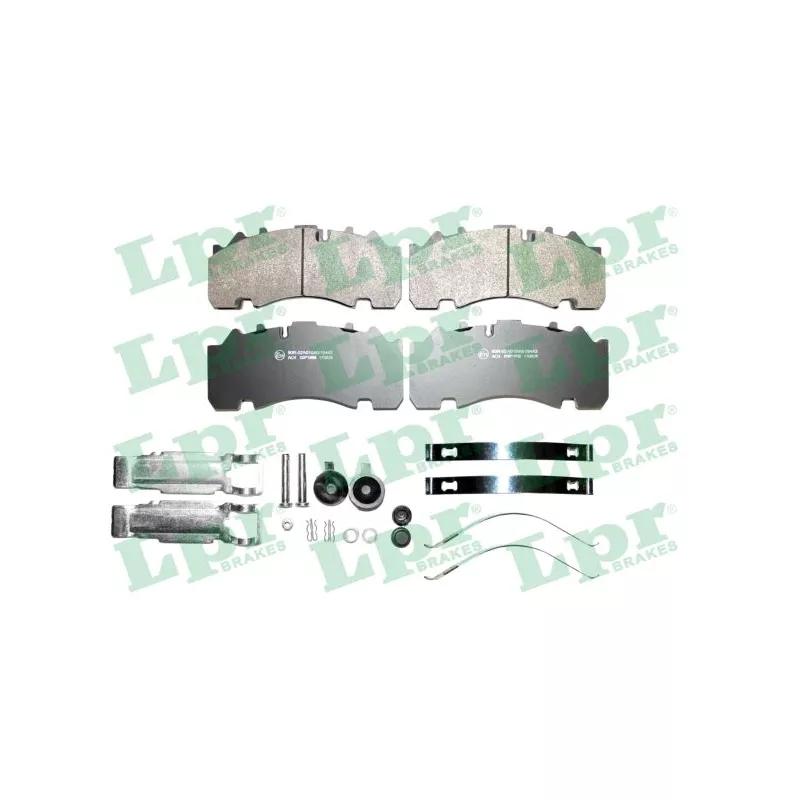 Jeu de 4 plaquettes de frein LPR 05P1898K