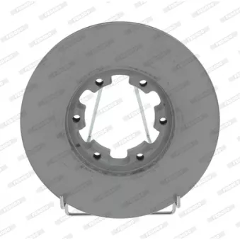 Jeu de 2 disques de frein avant FERODO DDF1016